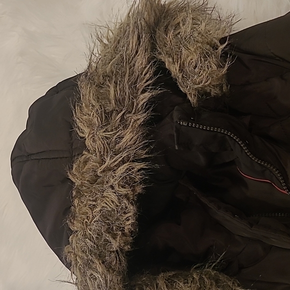 Cecilia Classics Size M Brown Puffy Coat - Picture 5 of 7